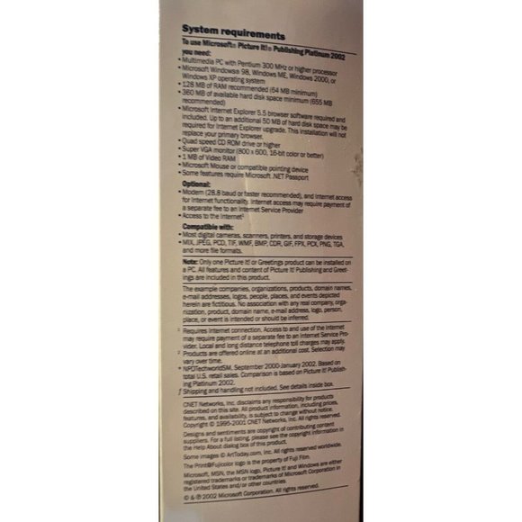 Microsoft Picture It Publishing Platinum 5TH Anniversary Edition Software - Picture 5 of 8